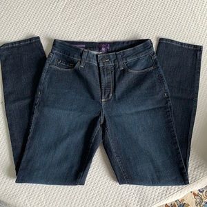 NYDJ Alina Skinny Jeans Dark Rinse Sz 8